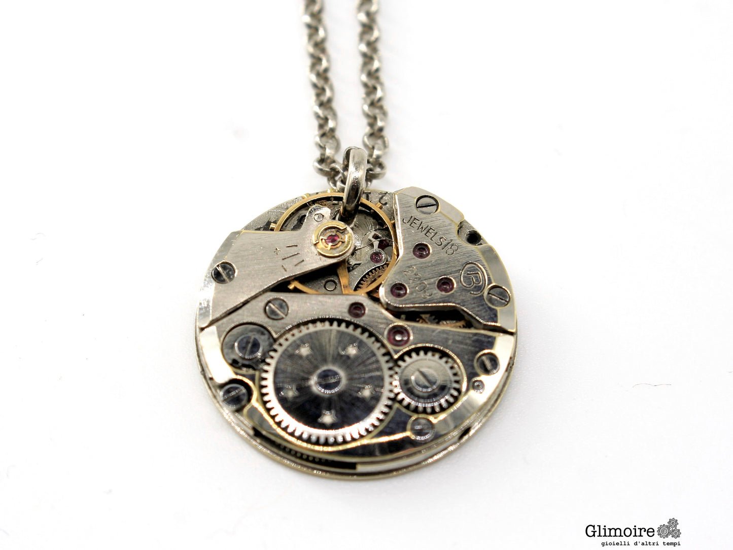 Collana con meccanismo di orologio - Version e base art.456