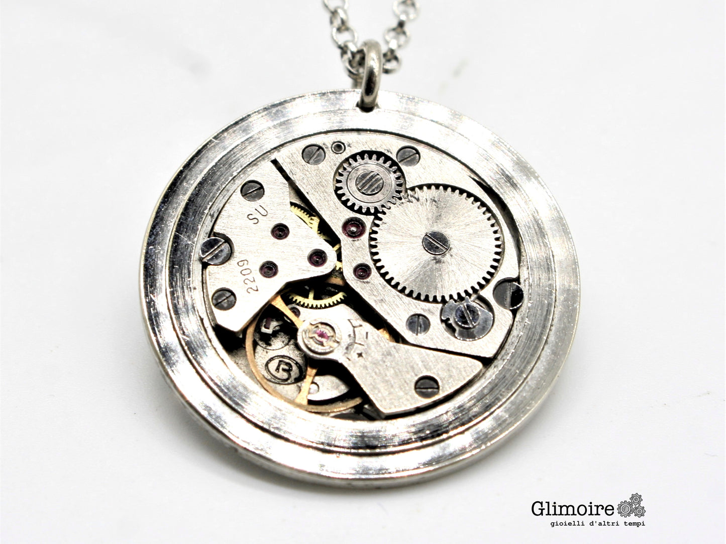 Collana con meccanismo di orologio - Version e base art.456