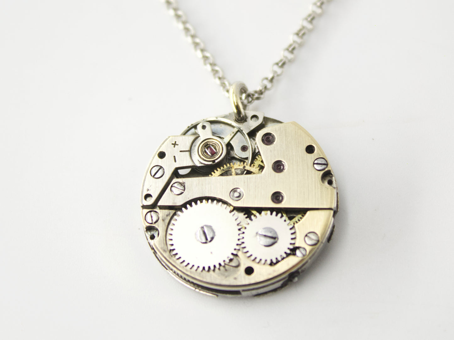 Collana con meccanismo di orologio - Version e base art.456